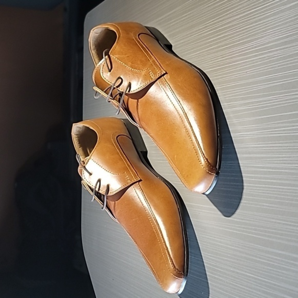 Find. Acton Derby‎ Brown Leather NWT Men's 10.